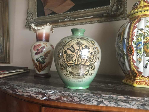 Vasija Antigua De Ceramica Con Manija