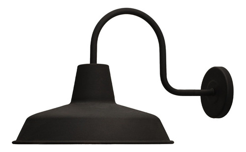 Lámpara aplique led de pared Teslamp T-AP410 color negro 220V