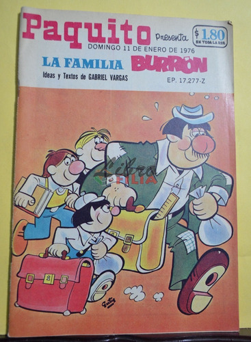 Comic No. 17277 De Paquito Presenta La Familia Burrón (1976)