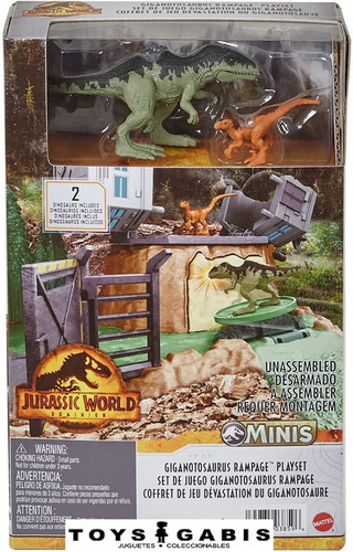 Jurassic World Dominion Giganotosaurus Set De Juego Rampage