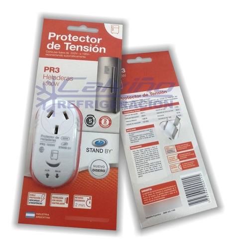 Protector Tensión Heladera Electrodomésticos 1500w