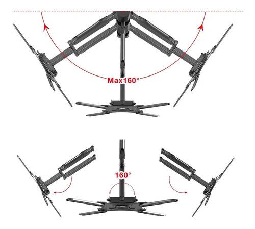 Suporte ELG A02V4N de parede para TV/Monitor de 26" até 55" preto