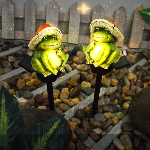 Luz Solar R Solar Frogs Para Decoración De Jardín Con Forma