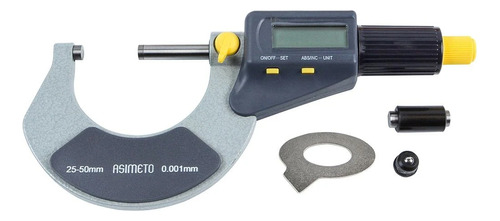 Micrometro Exterior Digital 0-25mm Asimeto 116-01-0