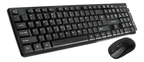 Kit De Teclado Y Mouse Inalámbrico Noga S5500 Español De Col