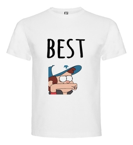 Pack Set 2 Poleras Best Friends Gravity Falls Mejores Amigos