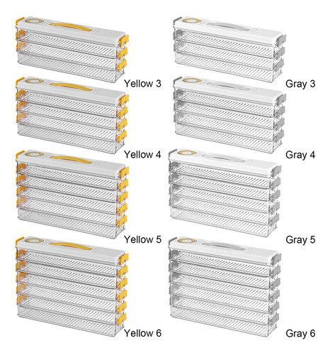 Caja For Albóndigas Gap Storage, Color Amarillo