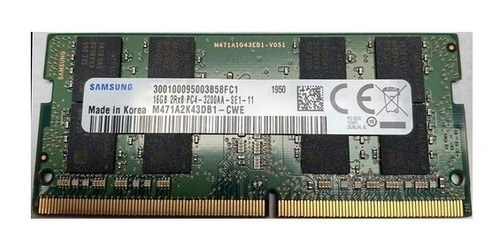 Memoria Ram 16gb Ddr4 Samsung 3200mhz (laptop)