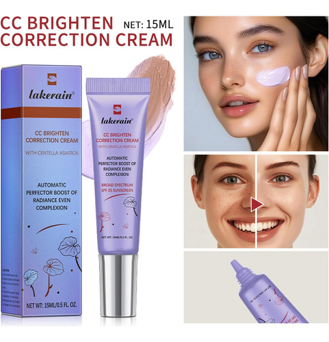 Cc Brighten Correction Cream Com Centella Asiatica - Melhora