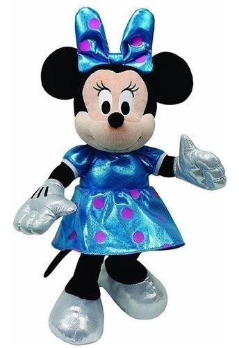 Boneca Pelucia Minnie Mickey Mouse Ty Beanie Babies Dtc 20cm