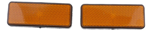 2 Refletores Retangulares Universais Para Motocicleta Atv