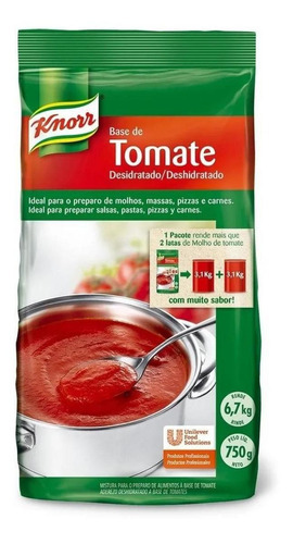 Base De Tomate Desidratado Knorr 750g