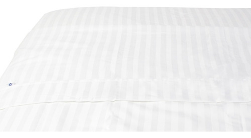 Juego De Sábanas Hoteleras Inhome White Stripes Matrimonial