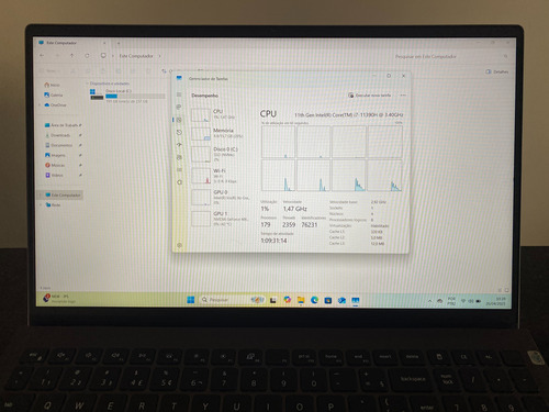Notebook Dell Vostro 15 5510 Core I7 16gb 256gb Ssd Win11 01 Cinza (Usado)