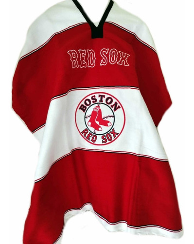 Red Sox - Poncho Jorongo Gabán Sarape Beisbol 