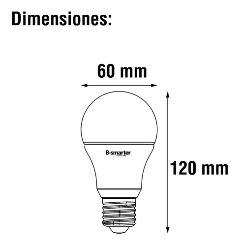 Foco Inteligente Led 10w Luz Rgbw E27 B-smarter Alexa