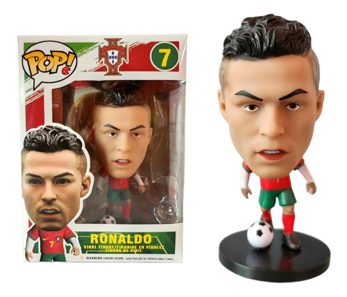 Cristiano Ronaldo 7 Portugal Funko Pop Fútbol Cr7 Figura