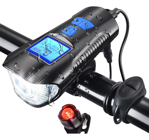 Juego De Luces De Bicicleta Led Luz De Bicicleta Recargable