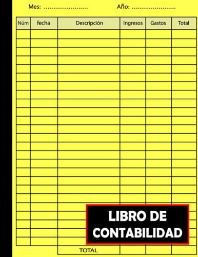 Lobro De Contabilidad: Cuaderno De Cuentas Para Autonomos Y