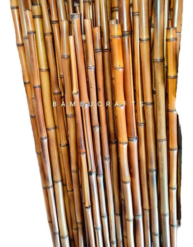 30 Varas De Bambú Natural Decoracion 1.5m Largo / 2cm Grosor