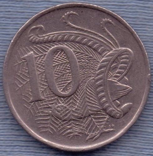 Australia 10 Cents 1980 * Ave Lira *