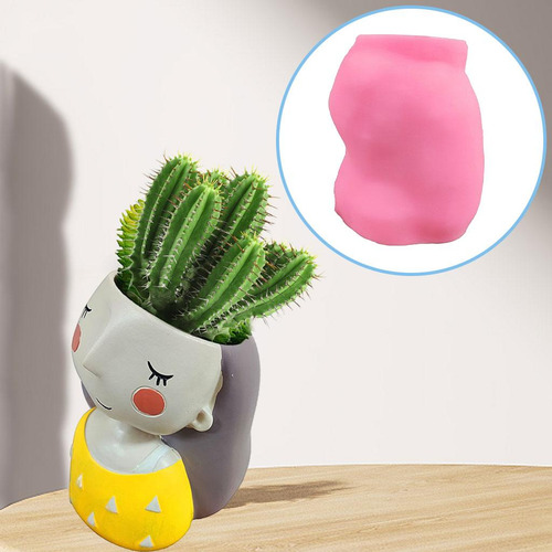 Molde De Resina Diy 3d Para Plantas Suculentas, 80x85x111mm