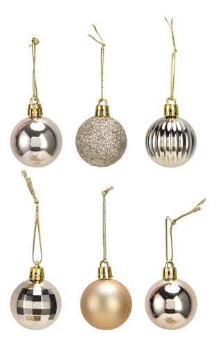 Adornos Navideños Con Forma De Bola, 36 Unidades, Irrompible