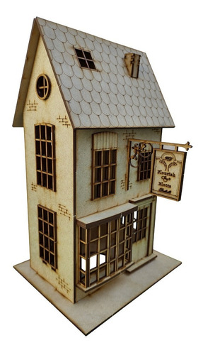 Flourish & Blotts (harry Potter) Maqueta Rompecabezas 3d