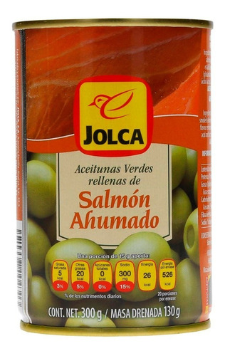 Aceituna Manzanilla Jolca Con Salmon En Frasco 4 Pack Ipg