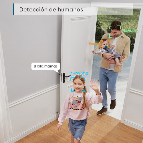 Cámara De Seguridad Interior 2k Color Blanco