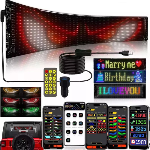 Luz Led Programable Personalizada Usb Con Logotipo, Luz De C