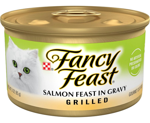 Purina Fancy Feast, Comida Húmeda En Salsa Enlatada 3oz 24pz