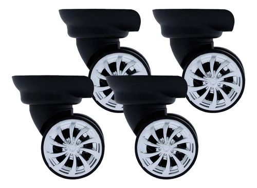 4 Uds Ruedas Giratorias Ruedas Para Maletas De Equipaje,