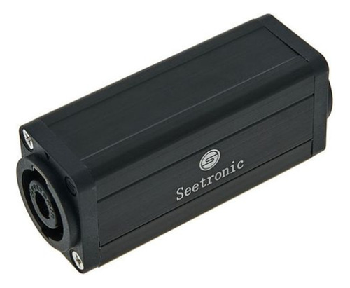 Seetronic Cople Para Speakon De 4 Pin Set De 2 Piezas Negro