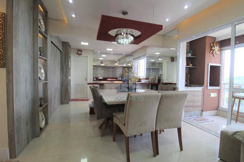 Imagem 7 de 30 de Century Plaza Residence: Apartamento Mobiliado Com 3 Suítes, Varanda Gourmet, À Venda, 107 M² Por R$ 800.000 - Vila Homero Thon - Santo André/sp - Ap1183