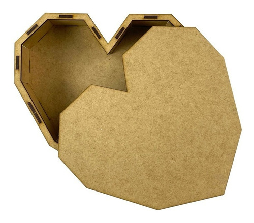 Caja Para Dulces Chocolate Regalo Corazón Geometrico Art2565