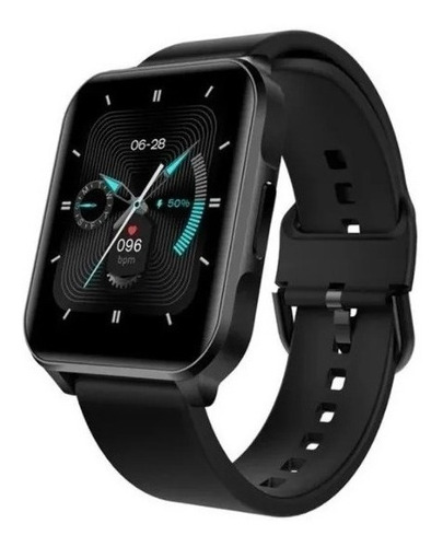 Smartwatch Lenovo S2 Pro 1.69" caja  negra, malla  negra de  silicona