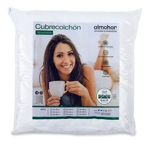 Cubrecolchon Almohar Twin 190 100 Ajustable Protector