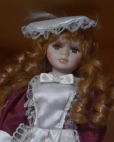 Muñca De Porcelana Vintage