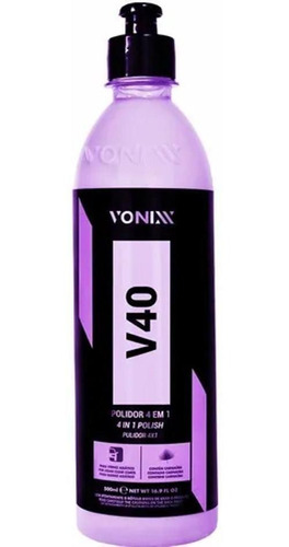 Polidor 4em1 V40 Original Vonixx Com Carnaúba 500ml