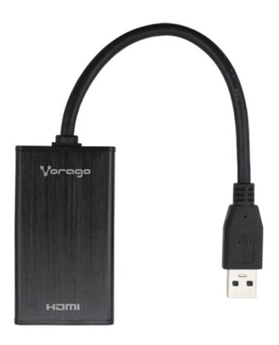 Imagen 3 de 4 de Convertidor Vorago Adp-204 Usb A Hdmi Usb 3.0 Full Hd /v
