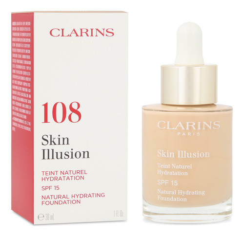 Base de maquillaje líquida Clarins 80039694 Base de maquillaje Clarins Skin illusion Sand tono sand - 30mL