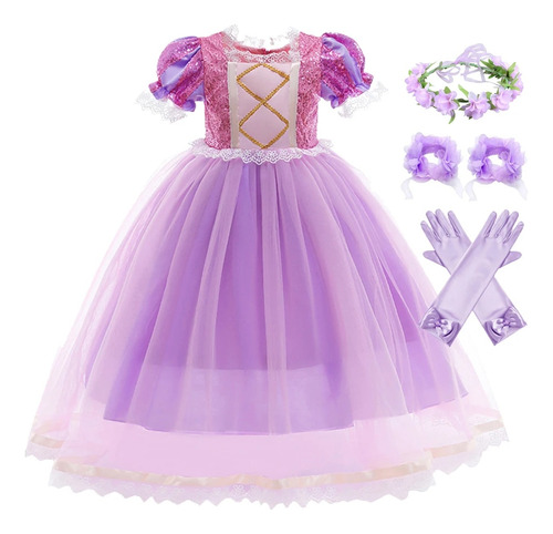 Vestido De Cosplay De Isabella Tangled Disfraz De Princesa P