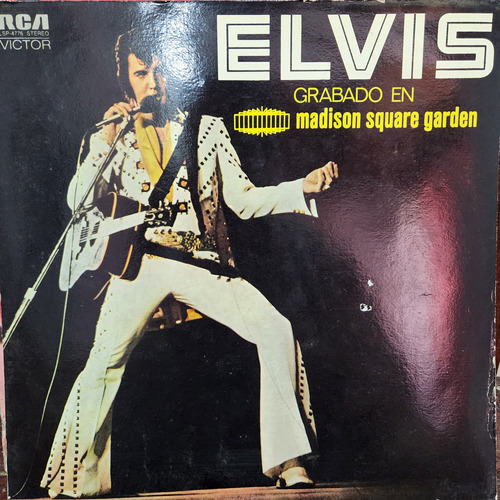 Lámina Elvis Grabado Madison Square Garden P0
