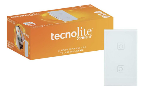 Tecnolite Connect Apagador Inteligente Wi-fi 2 Botones