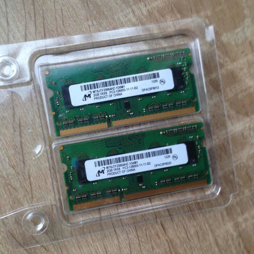 Memorias 2 X 2 Gb Ddr3