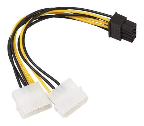 Dual Molex 4 Pin A Pcie 8 Pin Tarjeta De Video