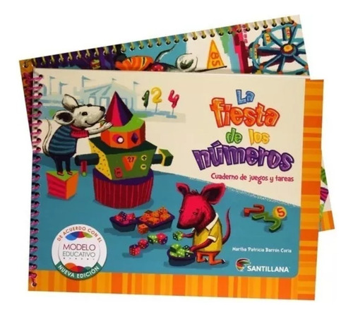 Pack Fiesta De Los Números 3° Preescolar - Libro Y Cuaderno