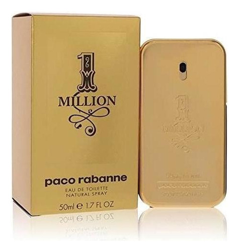 1 Million Paco Rabanne Eau De Toilette, 50 ml, perfume para hombre