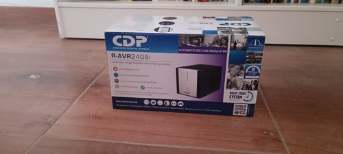 Estabilizador Cdp R-avr2408i 2400va/1800w 8 Tomas - Blanco